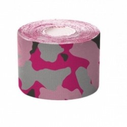 Camouflage Vorgeschnittenes Kinesiologie Tape rosa I-Streifen Rolle