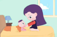 第7個月：開始會坐了