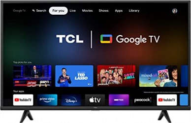 TCL 4K 超清晰 Google TV智能电视机, 50吋