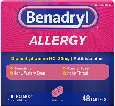 Benadryl 抗过敏药 48粒装