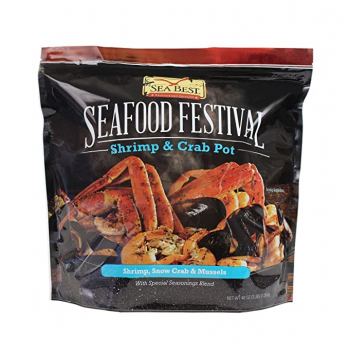 Sea Best 虾+青口+雪蟹海鲜锅套装 3磅