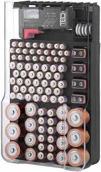 The Battery Organizer 电池收纳盒，带电池检测功能
