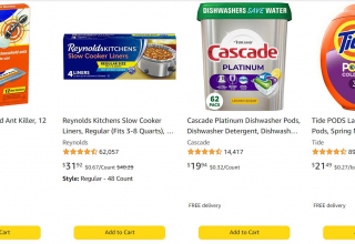 Amazon 家居日用品满$50减$15