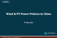 Wind and PV policies in China 2022.05.09