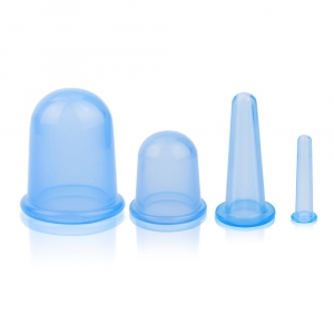 Vacuum Silicone Cupping Cup, Facial, 100% medical silicone, S/M/L/XL, Clear/Green/Blue/Pink/Purple BOENMED® Vacuum Silicone Cupping Cups