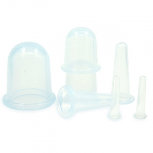 Silicone Cupping Set, S/M/L/XL, 100% medical silicone, Clear/Green/Blue/Pink/Purple BOENMED® Silicone Cupping Set