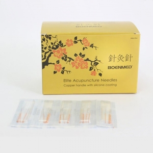 Acupuncture Needle, Copper handle, with guide tube, with silicone coating, eo, China manufacturer Acupuncture Needle