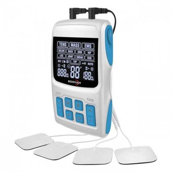 Tens Unit + EMS Muscle Stimulator + Pulse Massager Combination