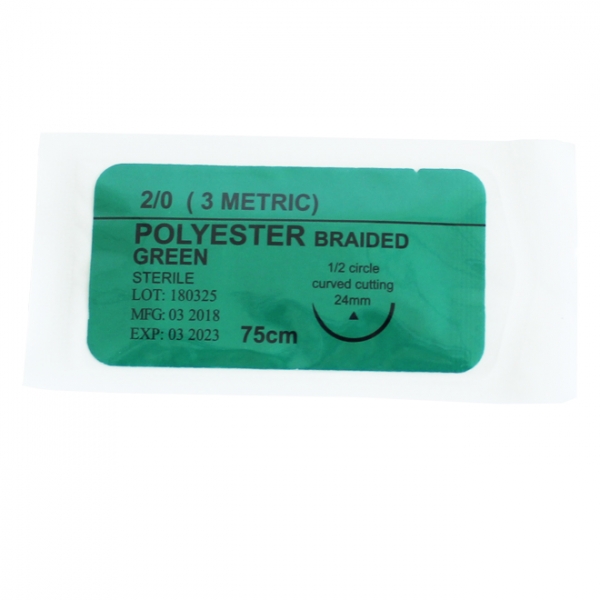 BOENMED® Non-Absorbable Polyester Green Braided Suture BOENMED® Polyester Suture