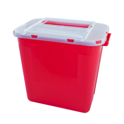 BOENMED® Square Sharps Container, 7.6L