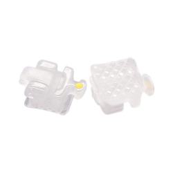 BOENMED® Dental Self-ligating Ceramic Brackets, Clear Roth/MBT 0.022 with hook