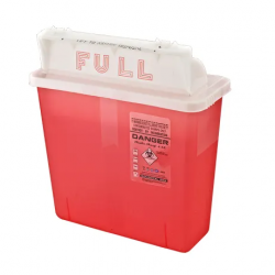 BOENMED® Sharps Container 4.6L, 5quart, Red