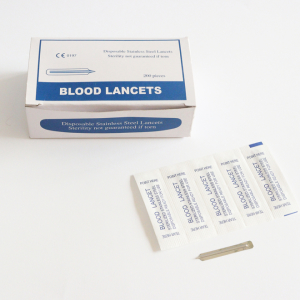 Boenmed® Steel Lancet, Single use, For fingertip blood sampling, 200pcs/box
