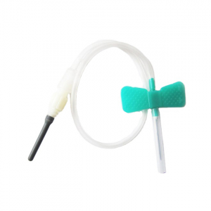 Butterfly Needle for Blood Collection, Winged, Color coded, with a luer adapter, 20G, 21G, 22G, 23G, 25G Vacutainer needle
