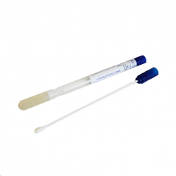 Transport Medium Swabs, PS stick with viscose tip, 13x150mm, with medium Stuart/Cary-Blair/Amies/Amies+charcoal