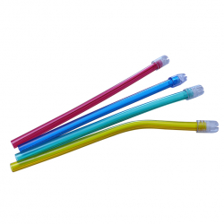 BOENMED® Colorful Saliva Ejector, Clear Tip, Colorful Body BOENMED® Colorful Saliva Ejector, Clear Tip, Colorful Body