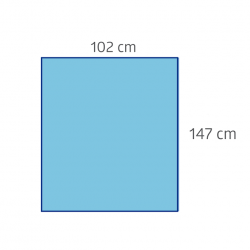 BOENMED® Half Drape Sheets