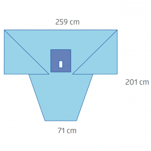 Lithotomy Drape with Attached Leggings
