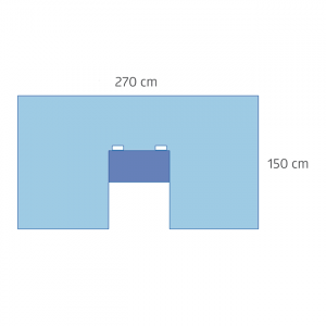 BOENMED® Top Drape with Armboard Covers