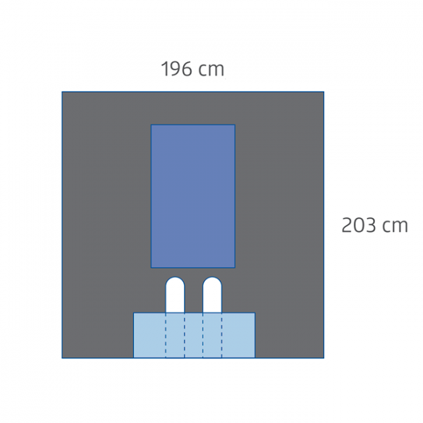 BOENMED® Bilateral Split Drape