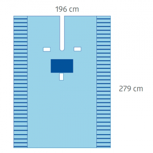 BOENMED® Non-Reinforced EENT Split Drape