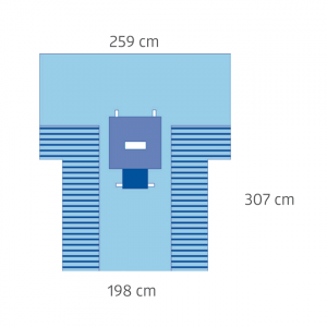 BOENMED® Transverse Laparotomy T-Drape BOENMED® Transverse Laparotomy T-Drape
