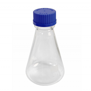 BOENMED® GL45 Erlenmeyer Flask, 3.3 Borosilicate Glass, With DIN Thread GL 45, Pouring Ring and PP Screw Cap GL45 Erlenmeyer Flask