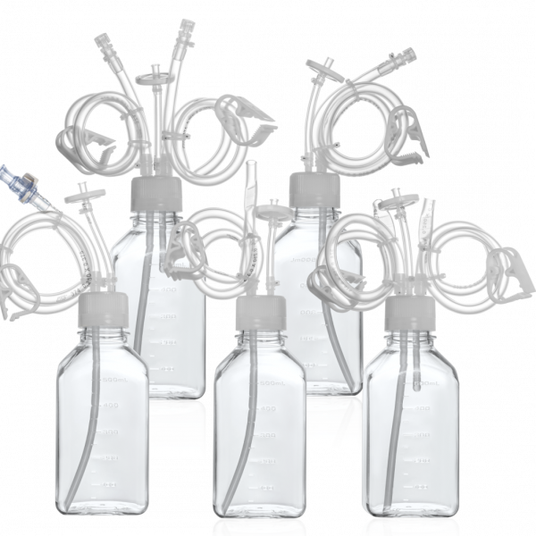 Boenmed® Media Bottle Assembly Systems, With tube, PETG material