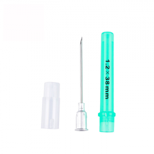 Veterinary needle aluminum hub