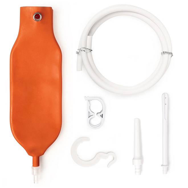 enaema様 6点 BOENMED®Latex Enema Bag Kit Orange Color for Colon Cleansing, Reusable