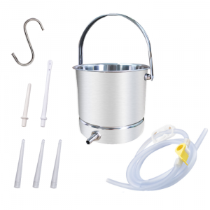 BOENMED® Stainless Steel Enema Bucket Kit for Colon Cleansing BOENMED® Stainless Steel Enema Bucket Kit for Colon Cleansing