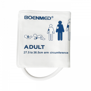 BOENMED® Disposable Blood Pressure BP Cuff, Single Tube, Adult, range:27.5-36.5cm BOENMED® Disposable Blood Pressure BP Cuff, Single Tube, Adult, range:27.5-36.5cm