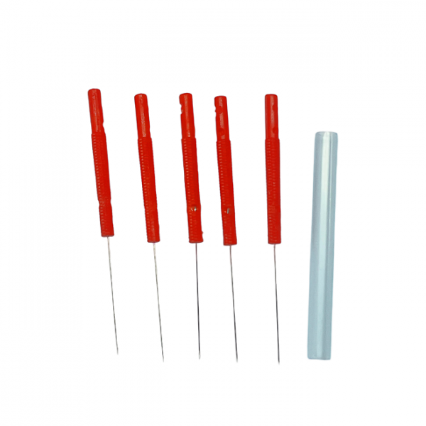 BOENMED® Plastic Handle Acupuncture Needles With Guide Tube, 5pcs/blister BOENMED® Plastic Handle Acupuncture Needles With Guide Tube, 5pcs/blister