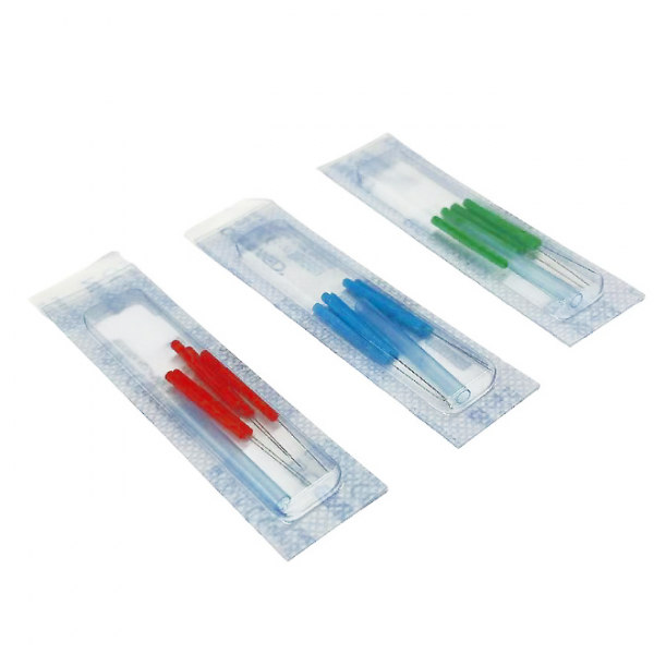 BOENMED® Plastic Handle Acupuncture Needles With Guide Tube, 5pcs/blister BOENMED® Plastic Handle Acupuncture Needles With Guide Tube, 5pcs/blister