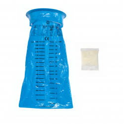 BOENMED® Emesis Bag with Absorbent Pad, Emesis Bag with Solidifier Pod
