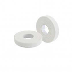 BOENMED® Polyester Cotton Athletic Sports Tape, 1.25cm x 10m, Serrated Edge, White