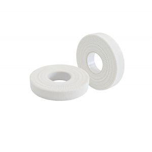 BOENMED® Polyester Cotton Athletic Sports Tape, 1.25cm x 10m, Serrated Edge, White