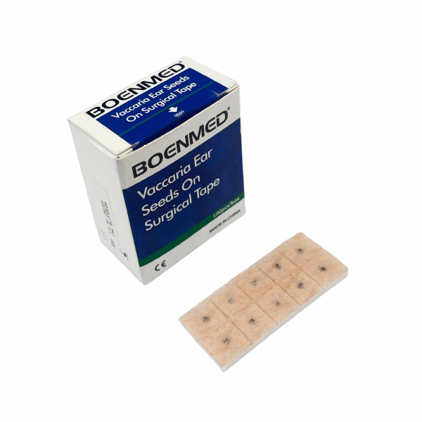 Vaccaria Ear Seeds on Surgical Tape Vaccaria Ear Seeds on Surgical Tape