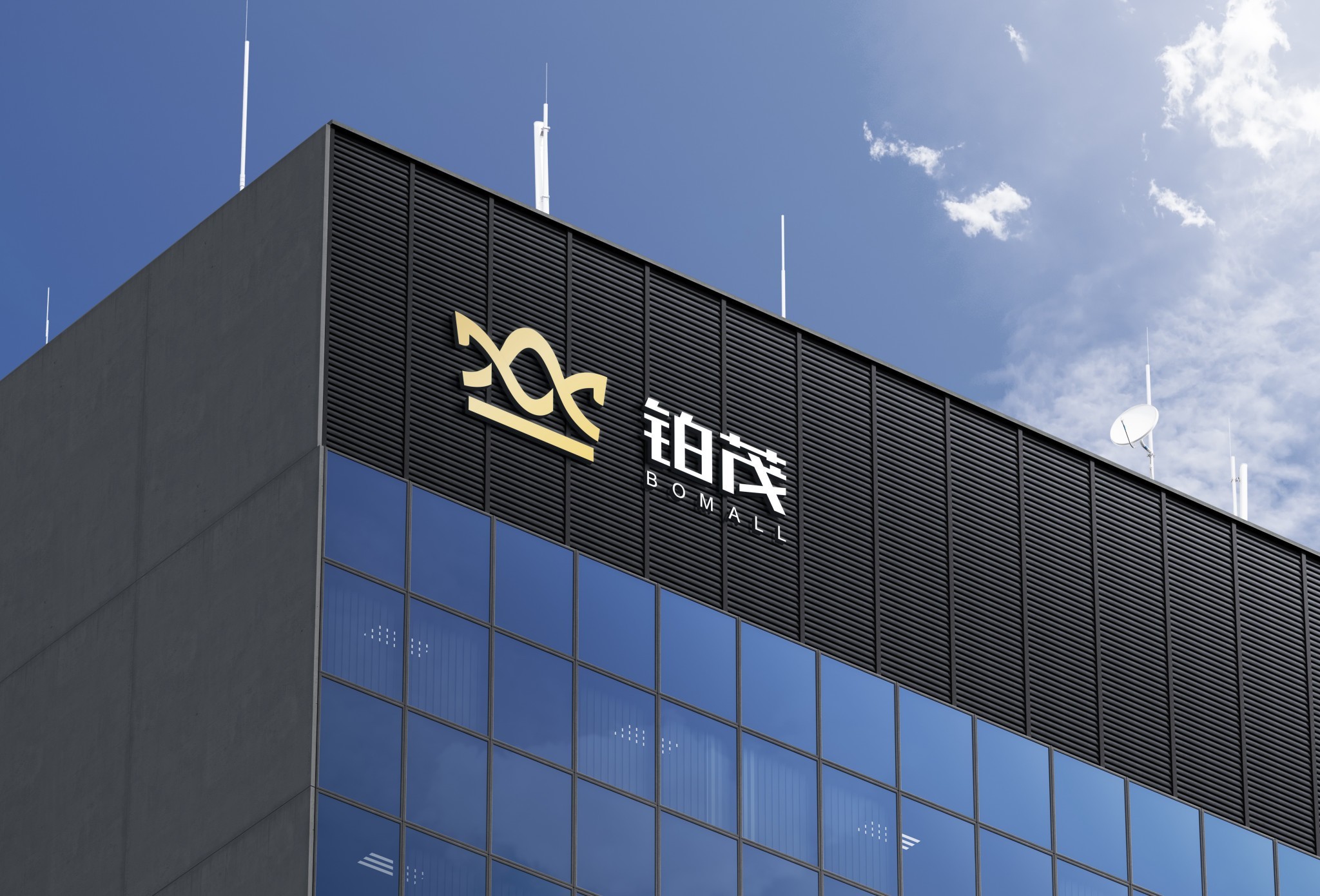 鉑茂地產品牌命名-企業品牌形象設計-杭州達岸品牌策劃設計公司
