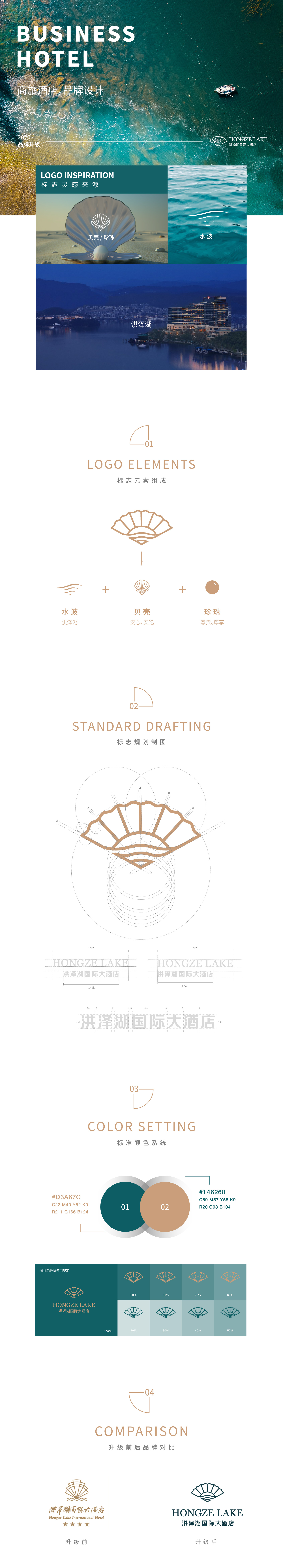 酒店品牌vi設計-洪澤湖酒店-杭州酒店品牌策劃設計
