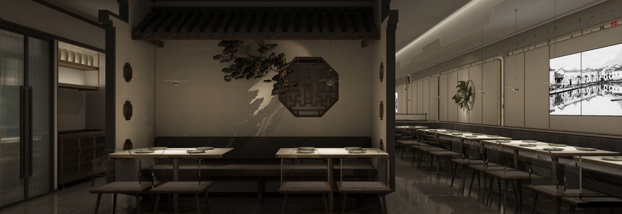 楊記興連鎖餐廳設計-餐廳設計-杭州達岸品牌策劃設計公司