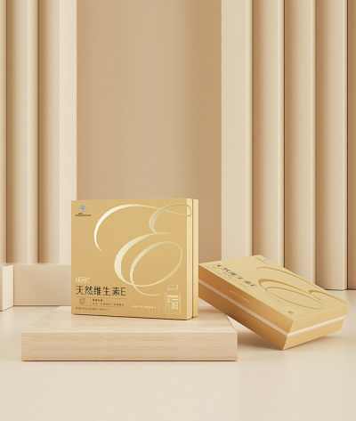 養生堂天然維生素E禮盒包裝設計-食品保健品包裝設計-杭州達岸品牌策劃設計公司