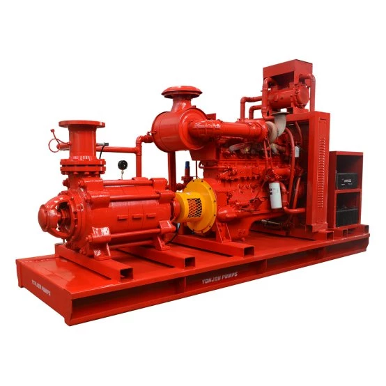 专业消防泵生产厂家_D型多级柴油机消防泵组