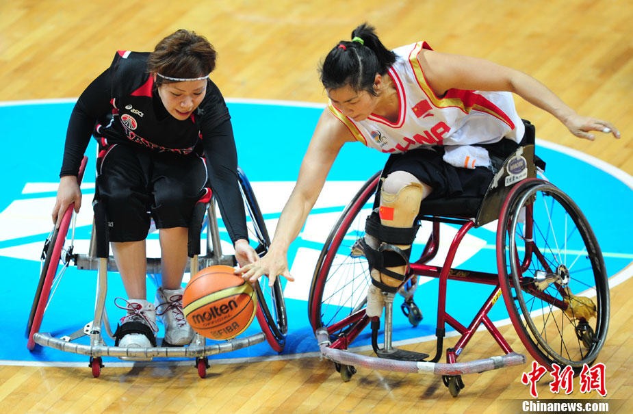 广州亚残运会中日女子轮椅篮球大战