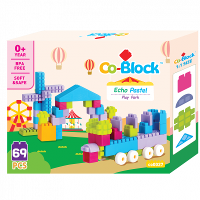 01_Co-Block韓國製軟膠積木Echo Pastel (69P)