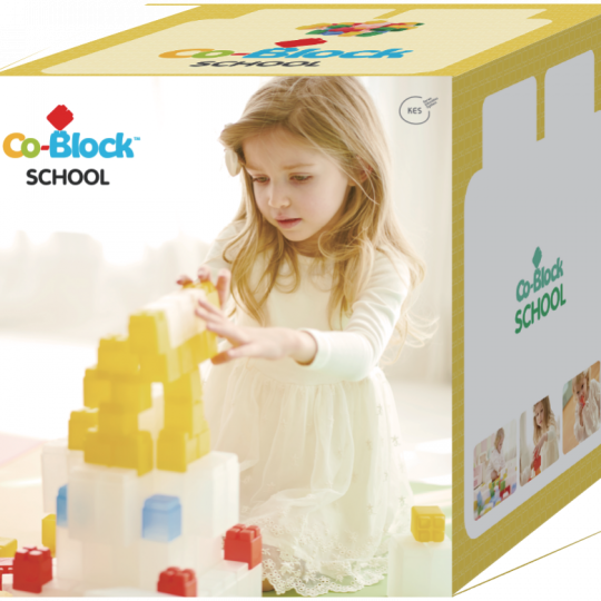 01_Co-Block韓國製軟膠積木School Set (360P)