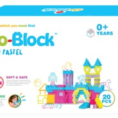 01_Co-Block韓國製軟膠積木Eco Pastel (20P)