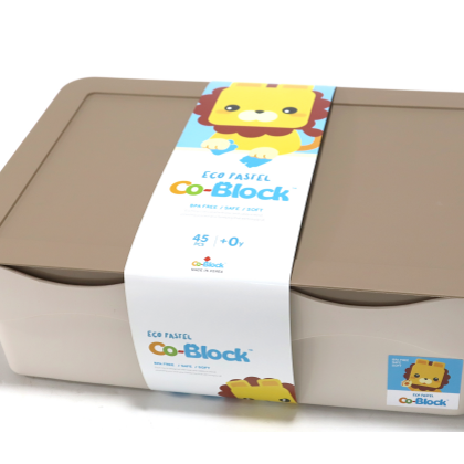 01_Co-Block韓國製軟膠積木Eco Pastel (45P)