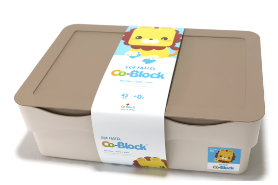 01_Co-Block韓國製軟膠積木Eco Pastel (45P)