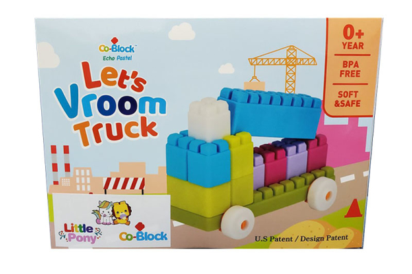 01_Co-Block韓國製軟膠積木Echo Pastel Vroom Truck (21P).jpg